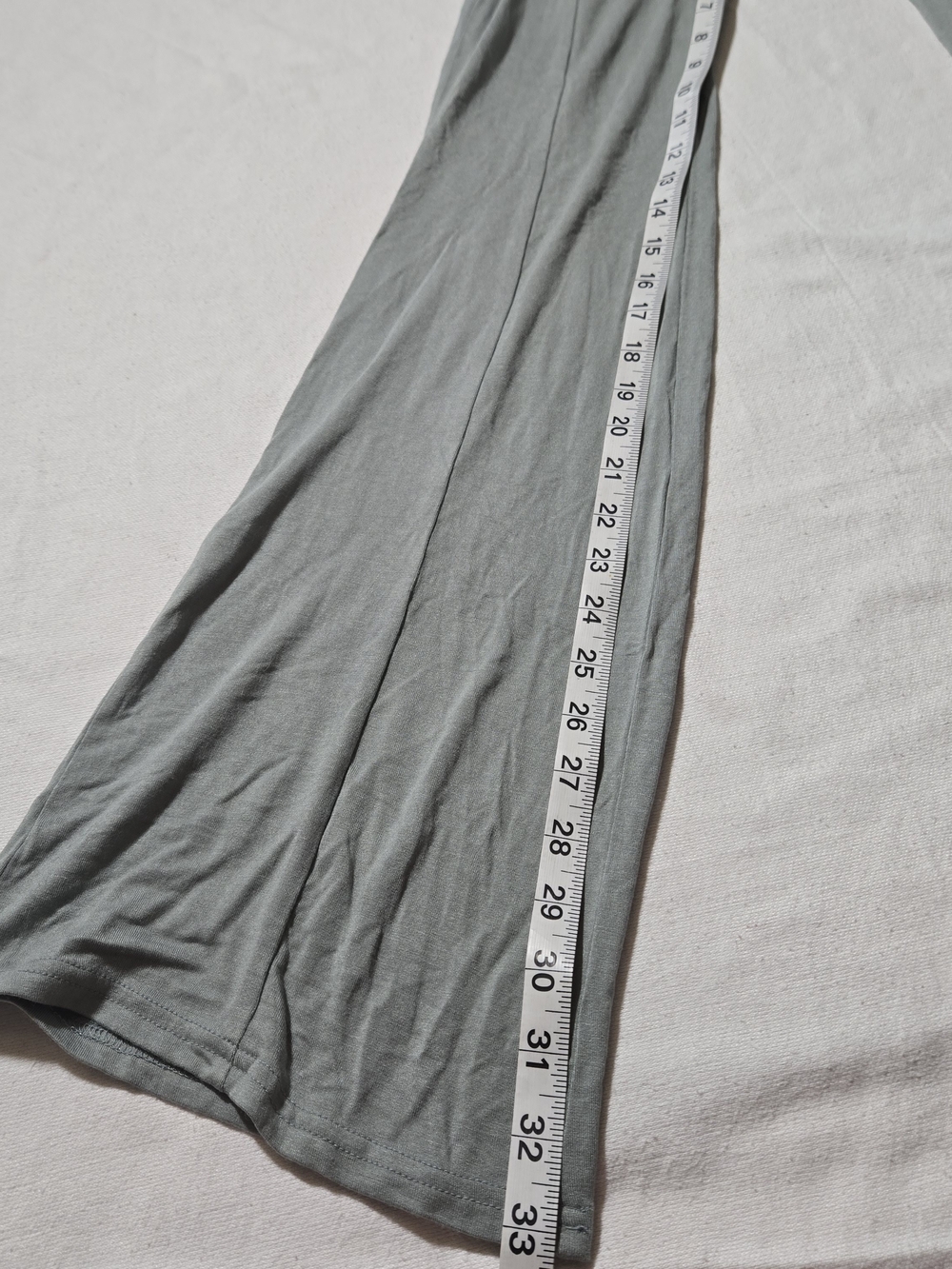 PacSun Light Gray/green Flare Lounge Pants - Picture 6 of 6